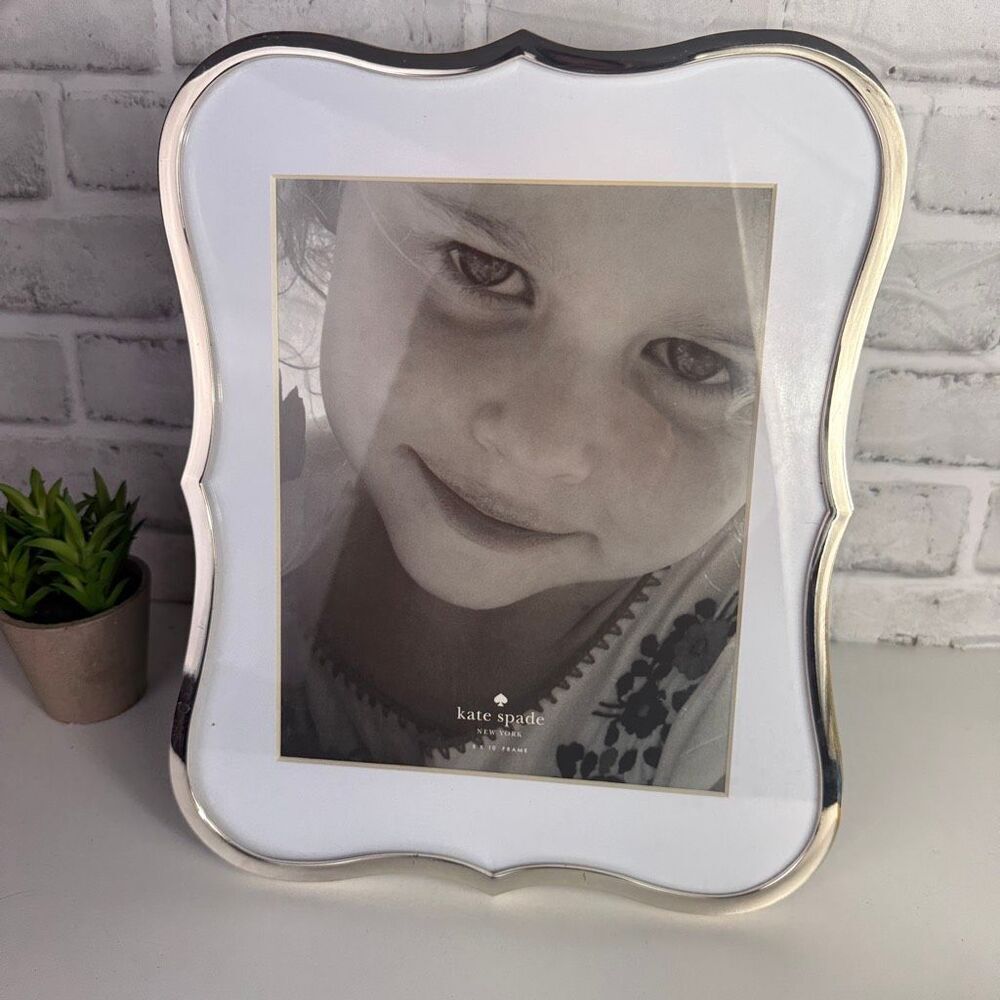 Kate Spade x Lenox Crownpoint Silverplate 8x10 Frame